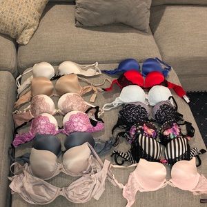 14 Victoria Secret Bras size 32D